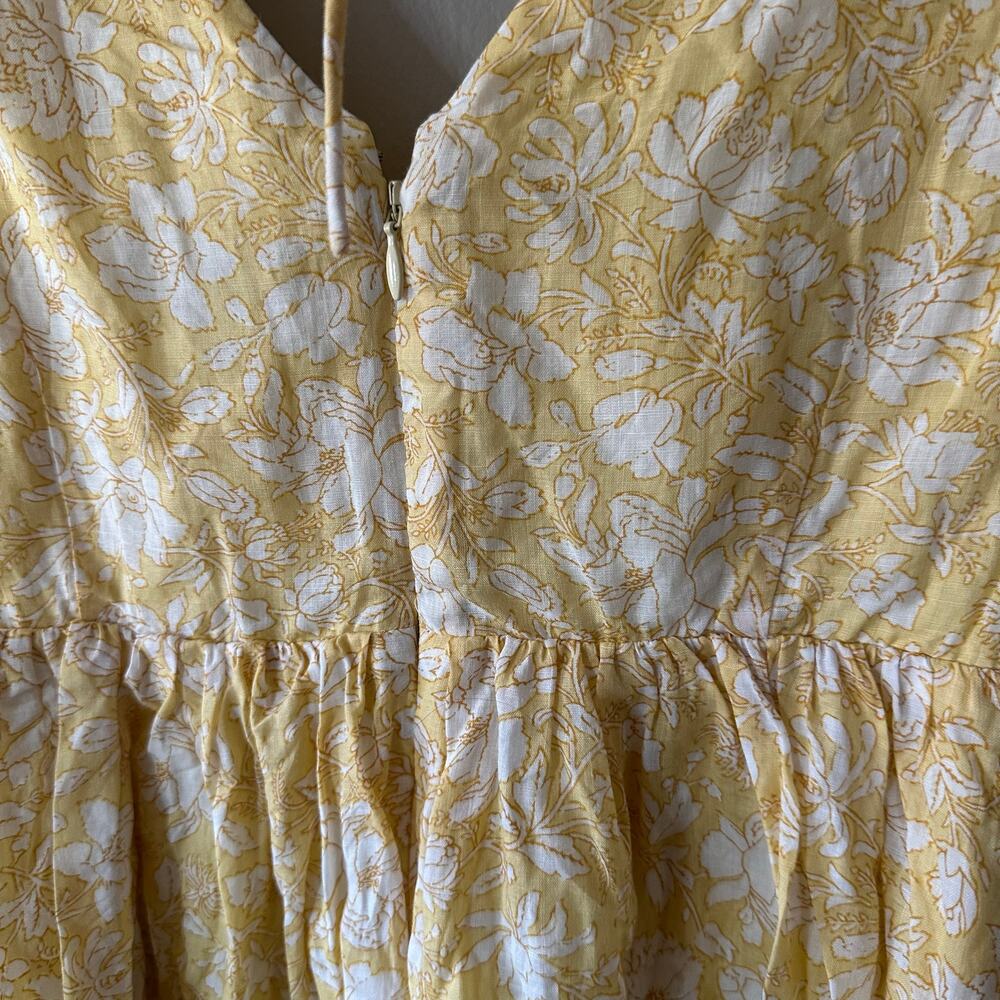 J. Crew Swingy V-neck Mini Dress in Tossed Floral Size M - Picture 4 of 8